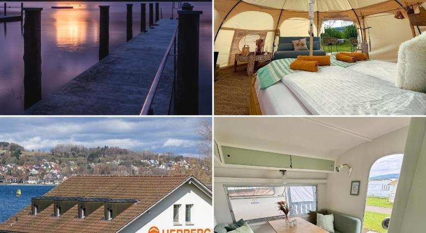 Strandbad Steckborn mit Herberge, Camping & Glamping