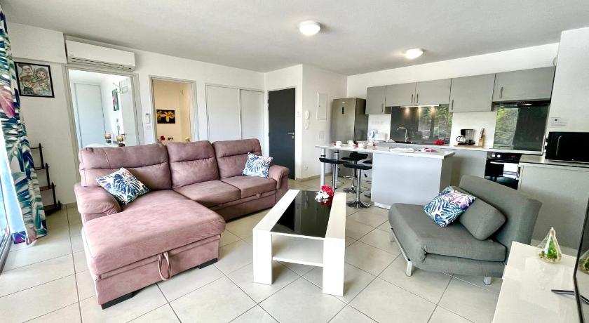 Hanitea flat at the entrance of Papeete 1bdr - Wi-Fi - park - 3 pers