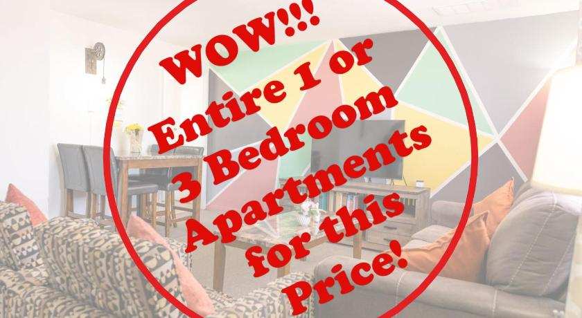 Home Style Apartments - 1 & 3 BR Suites with Full Kitchen