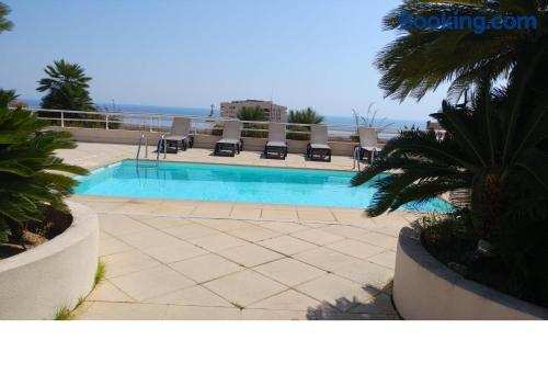 Apartment in the center of Beausoleil with terrace