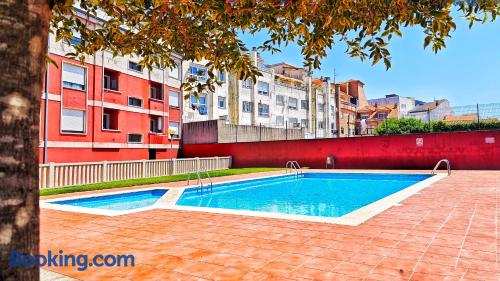 Desconectaengalicia La Perla, piscina y parking