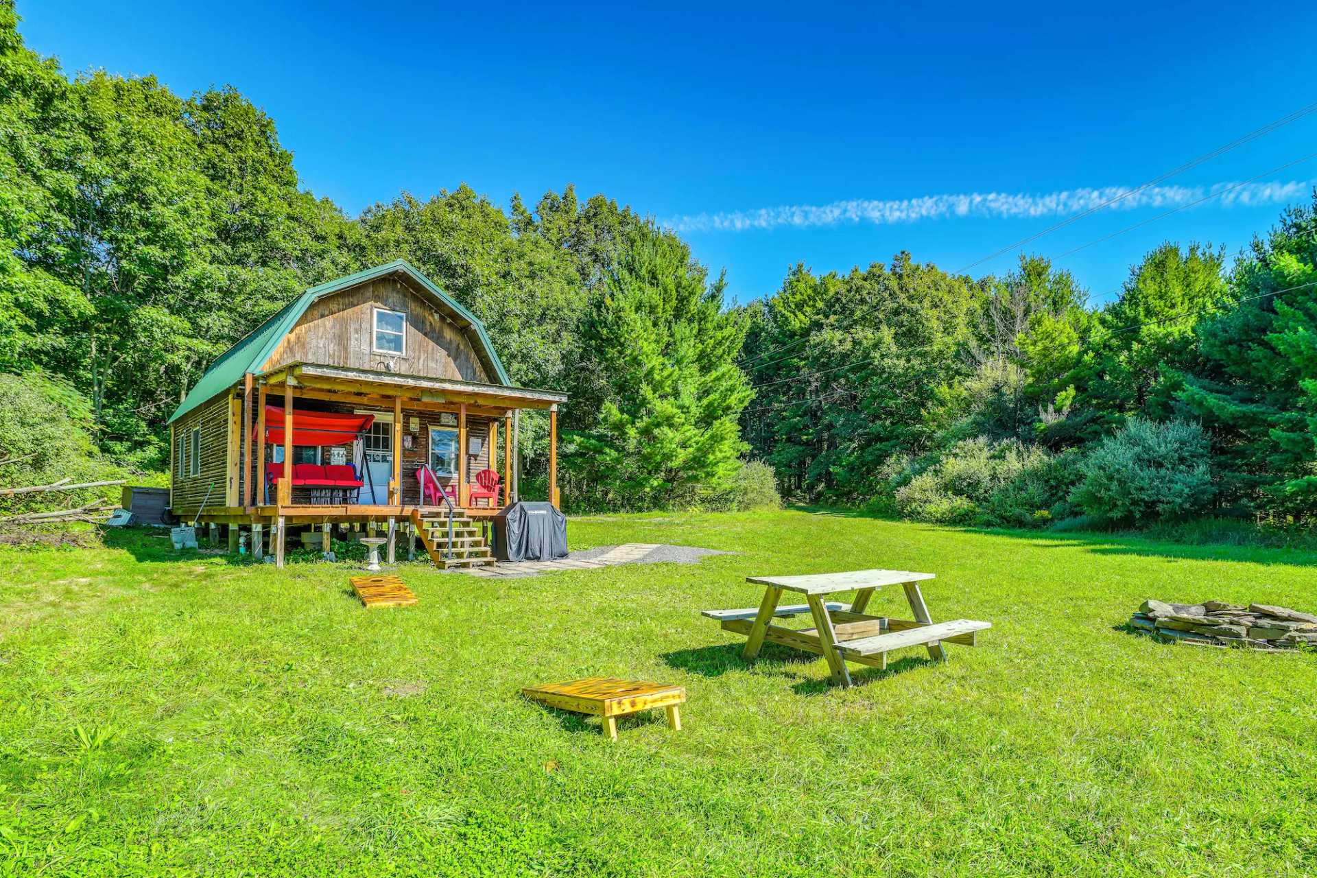 100-acre Milan Cabin w/ Fire Pit & Shared Pond!