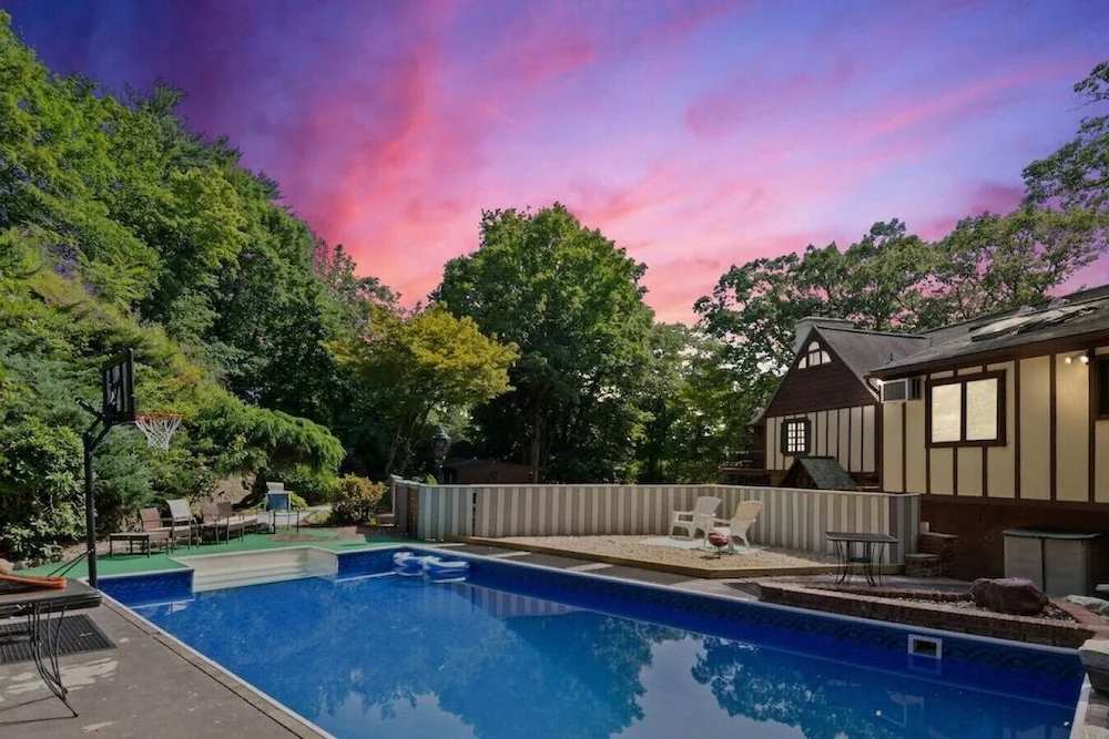 Castle Retreat w/ Pool, BBQ, Game Room & Pets OK!