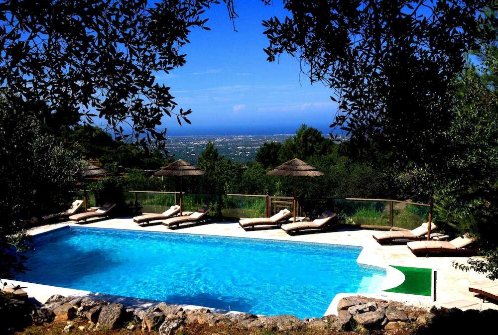 Secluded Large Family Villa with Private Pool & panoramic sea views.
